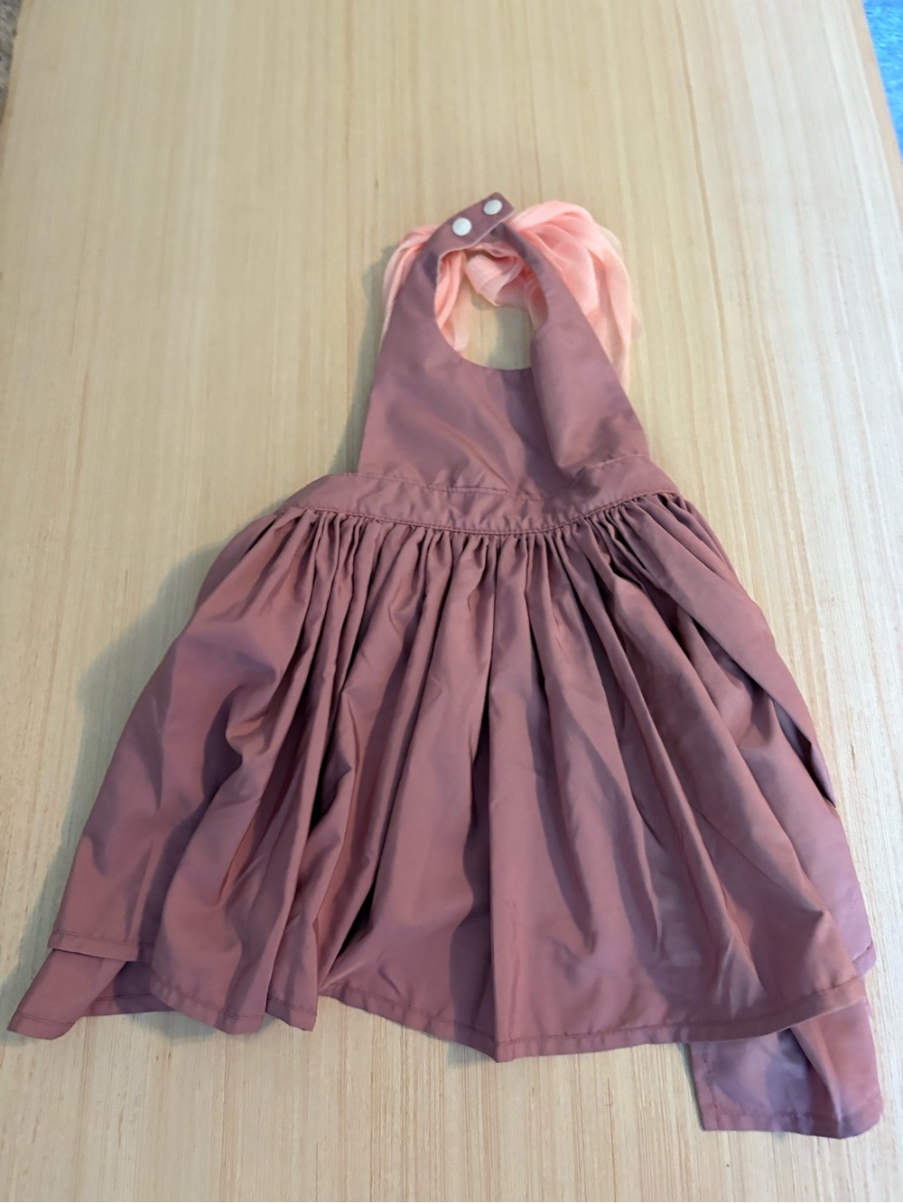 MARLMARL Bouquet Baby 2 Apron Dress | Dusty Rose | 80-90cm (12-24 Month)